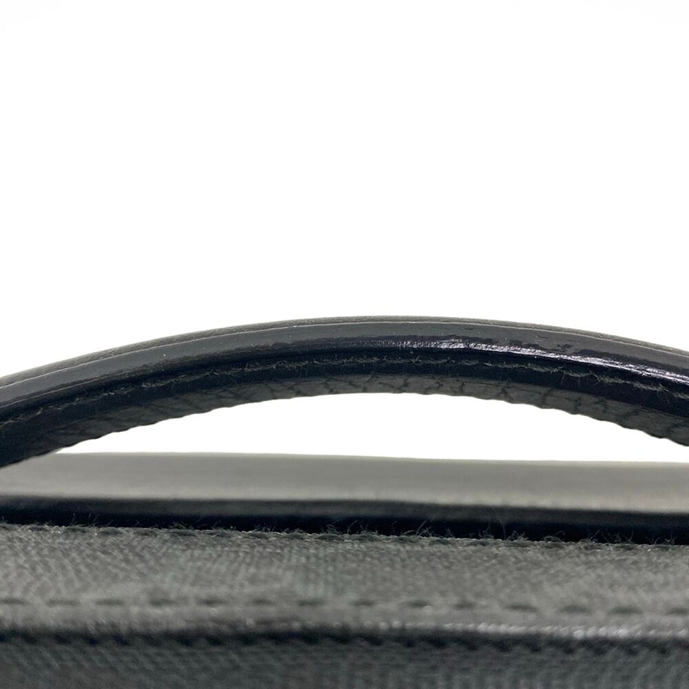 Gucci GG Supreme Suitcase 170668 Black Dark Gray PVC Leather - Picture 10 of 15